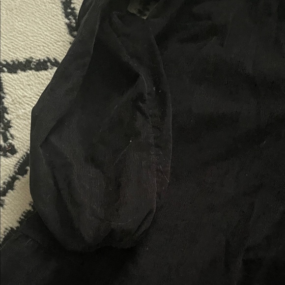 Black corduroy Long Sleeve Dress - Picture 3 of 5